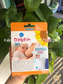 Túi trữ sữa Dolphin 150ml 25 tờ