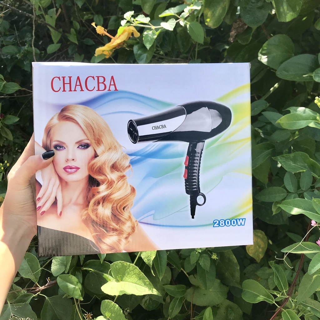 MÁY SẤY TÓC CAO CẤP CHACBA  CÔNG SUẤT 2800W,MÁY DỄ SỬ DỤNG,AN TOÀN,MÁY KHỎE