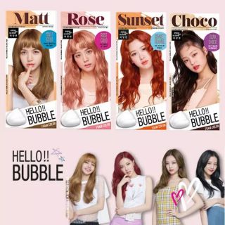 Thuốc Gội Nhuộm Tóc Dạng Bọt Hello Bubble foam hair color - MISE EN SCENE sắt đá