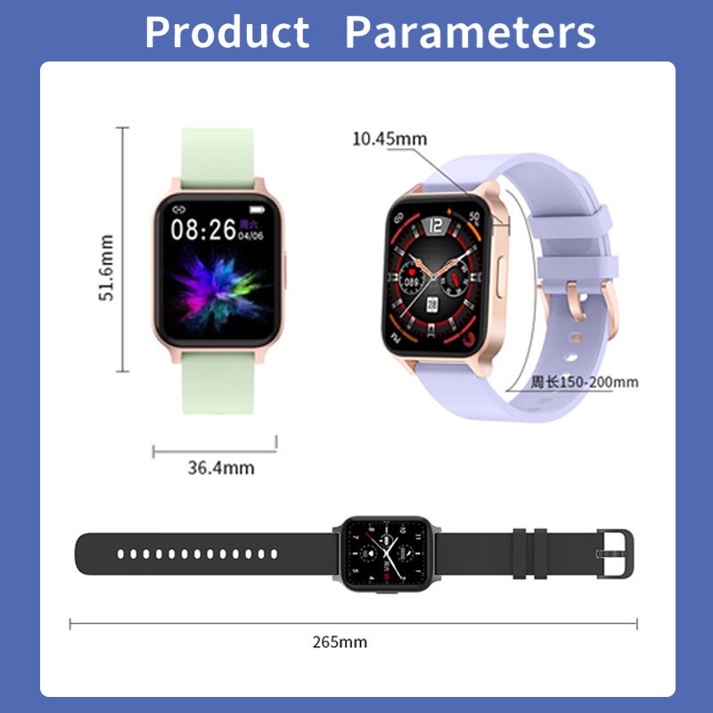 Awei H8 Smart Watch ,IP67 Waterproof Level ,Full Screen Touch, Support Wireless Charging, 12 Different Functions ,Sports Bracelet