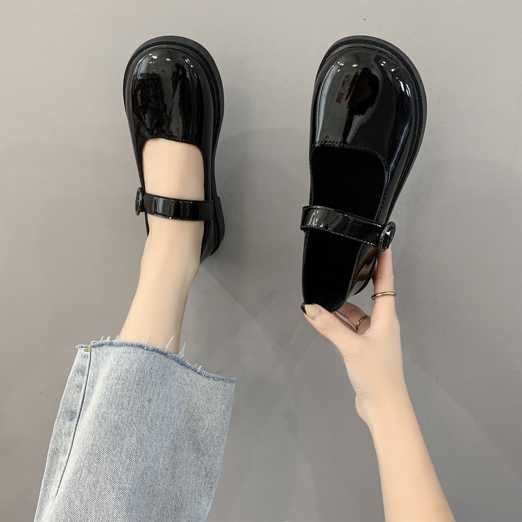 Giày Lolita Đế Cao 5cm Giày Vintage Nữ Phong Cách Ulzzang Hàn Quốc Hottrend 2022 LB01-Molita