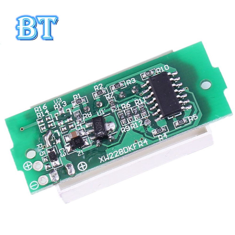 Mô-đun Kiểm Tra Nguồn Pin Lithium 3S 3 Series 12.6V Hiển Thị Màu Xanh Dương