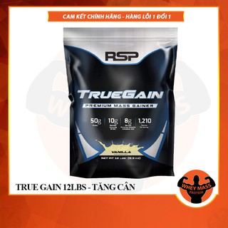 [+ Quà] Sữa Dinh Dưỡng Tăng Cân Nhanh RSP True Gain 12 lbs (5.5 kg) - Chính Hãng 100%