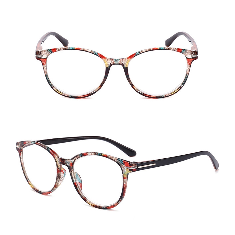 👗KAREN💍 Women & Men Vintage Ultra-clear Vision Round Floral Frame Anti Glare Reading Glasses