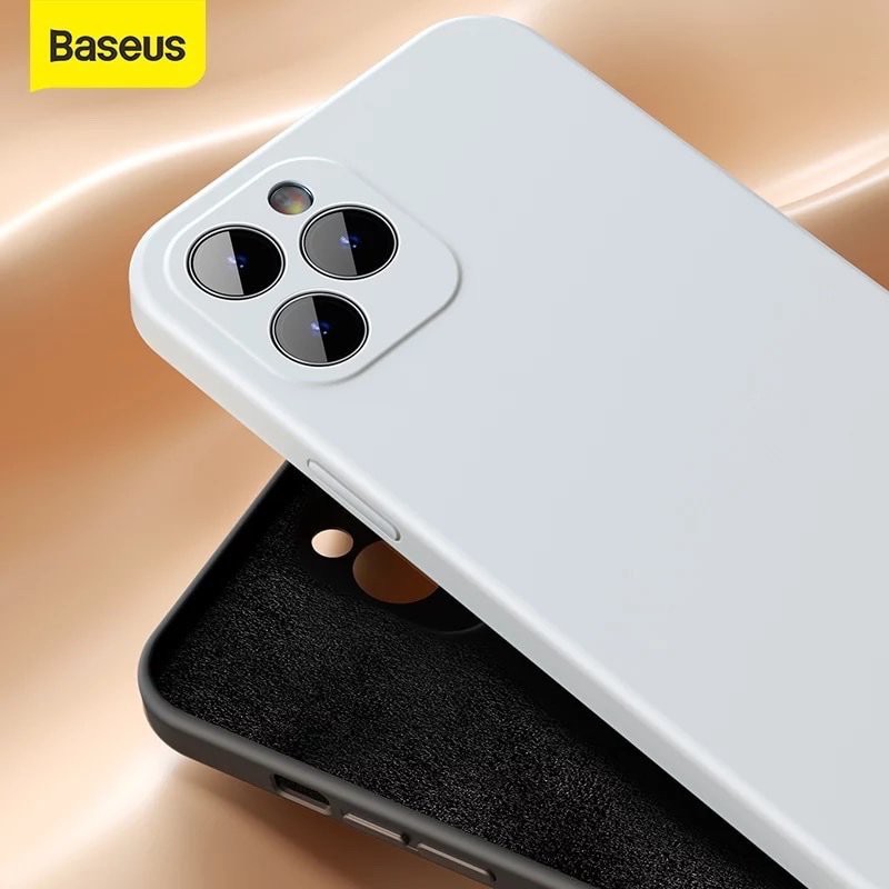 Ốp lưng chống bám bẩn cho iPhone 12 Mini / 12 / 12 Pro / 12 Pro Max Baseus Liquid Silica Gel Protective Case_Chính Hãng