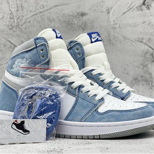 Giày Jordan Cổ Cao, Giày JD1 High Xanh Da Lộn Cổ Cao Thời Trang Full Box Bill | BigBuy360 - bigbuy360.vn