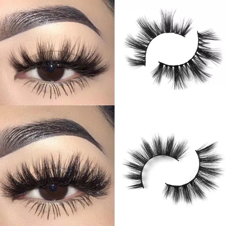 [Hàng mới về] 5 cặp lông mi giả 3D dáng dài và dày tự nhiên dành cho nữ