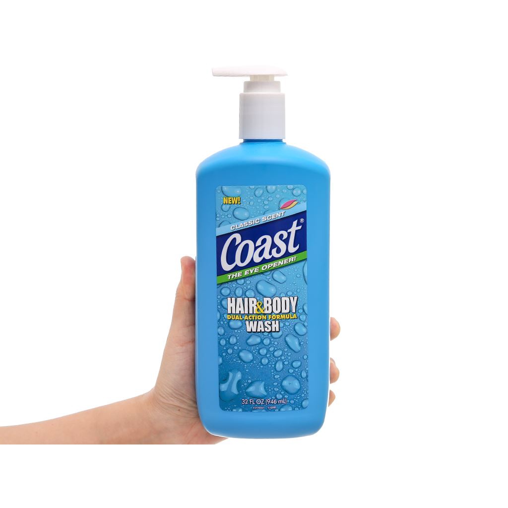 [CÓ VÒI] [MẪU MỚI] Sữa Tắm COAST 946ml 2in1 - Mỹ