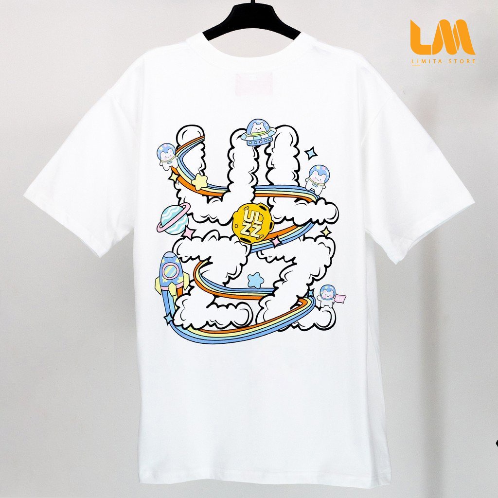 Áo thun cotton dáng rộng UL limita (V173)