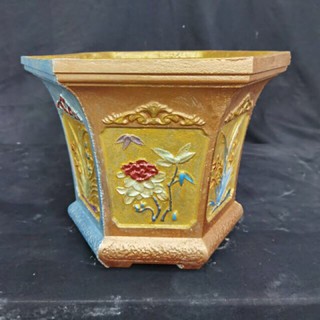Khuôn đúc chậu cảnh 6 cạnh 31cm