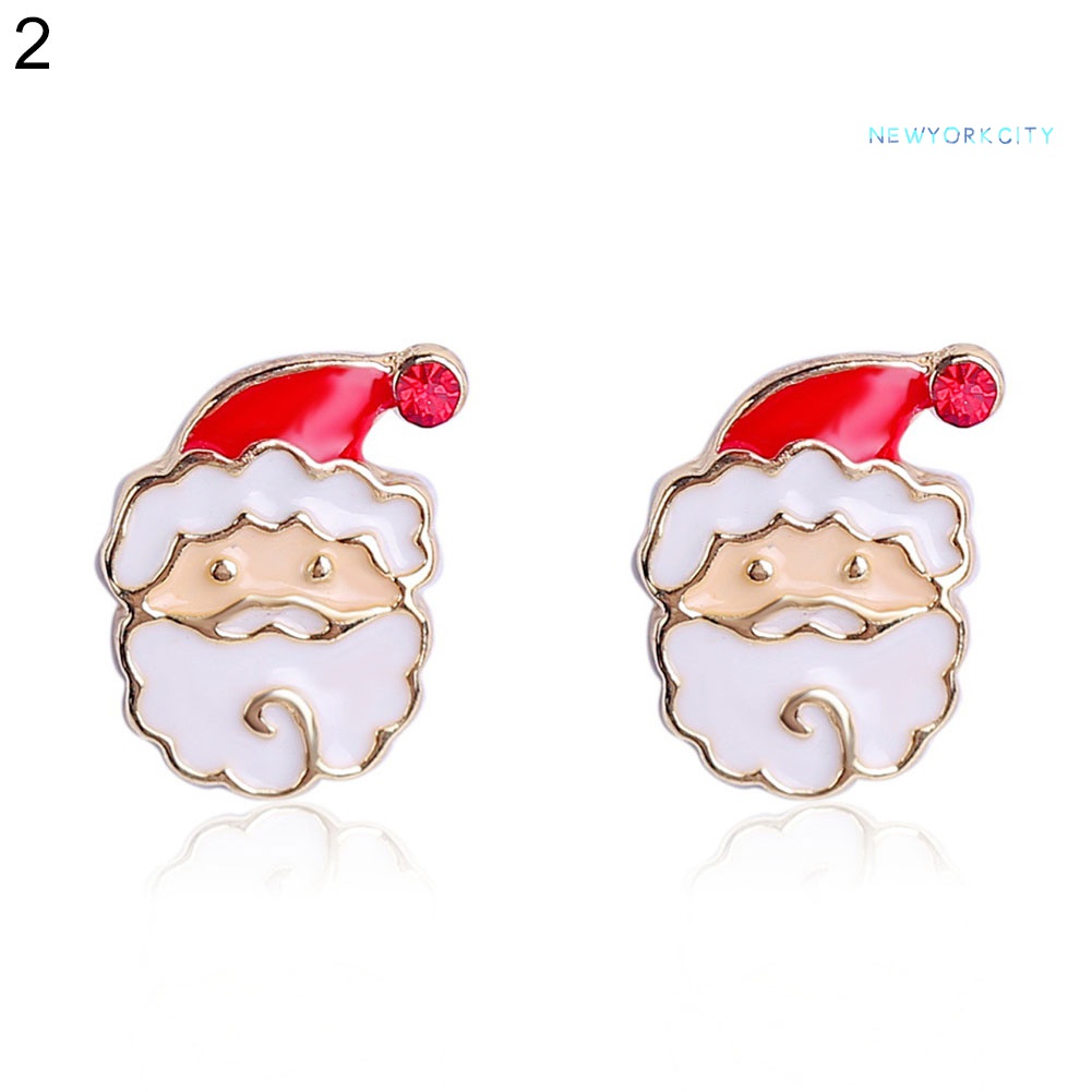 Khuyên Tai Hình Hoa Tuyết Giáng Sinh Thời Trang