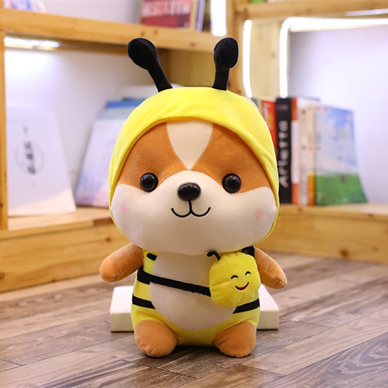 Gấu Bông Gối Ôm Chó Shiba Cosplay Đáng Yêu Nghộ Nghĩnh