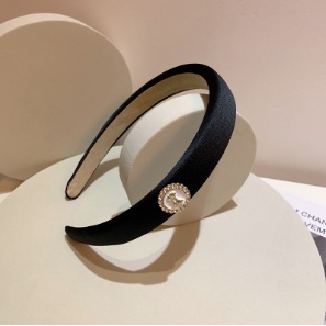 Băng Đô Cài Tóc Màu Sắc Trơn Đính Hoa Trà Phong Cách Hàn Quốc