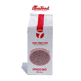 Gạo Lứt Huyết Rồng Gạo Ngọc Đỏ Ông Thọ Túi 1kg - BBAFOOD