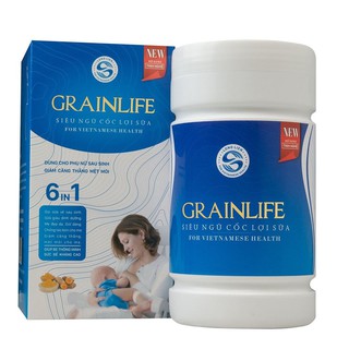 Ngũ Cốc Lợi Sữa Grainlife 500g. 100% Hữu Cơ. Sữa Về Nhiều – Giàu Dinh Dưỡng – Bé Tăng Cân