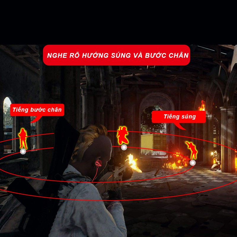 Tai Nghe Chơi Game Có Mic Dành Riêng Cho Game Thủ XCOM G4M Có Mic Rời, Công Nghệ Chống Ồn Hỗ Trợ Max Pinh PUBG FF ROS