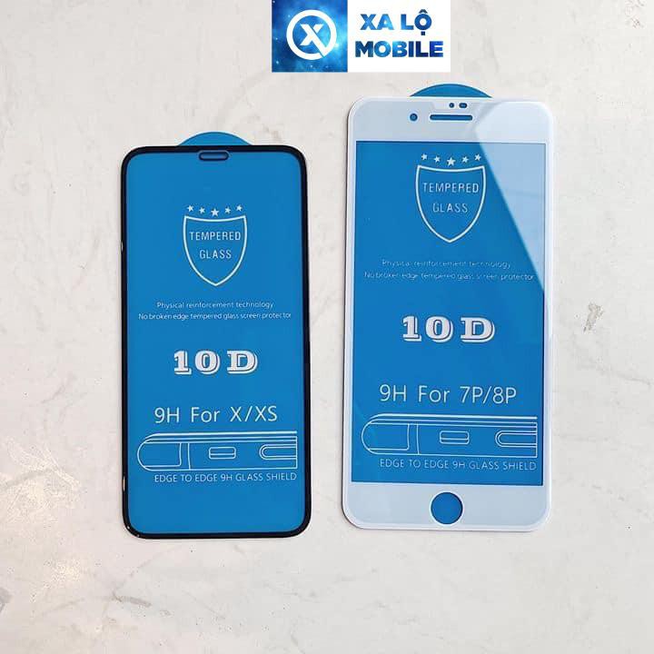 Cường lực 9D,10D Full màn iphone 6/6s/6Plus/6sPlus/7/8/X/Xs