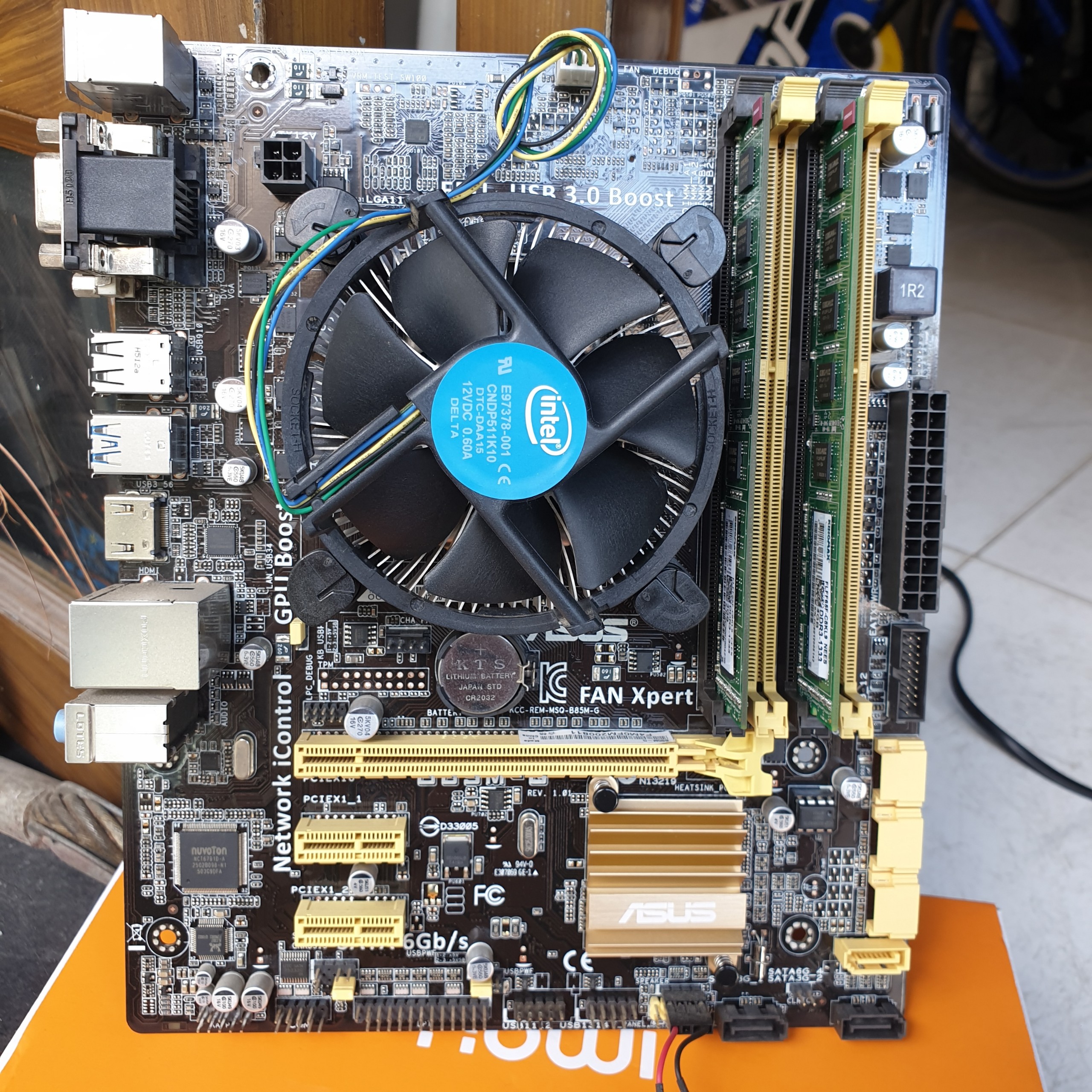 Combo máy tính Asus B85 + chip cpu core i5 4460 + 8GB DDR3 + Acbel 470 E2 Plus