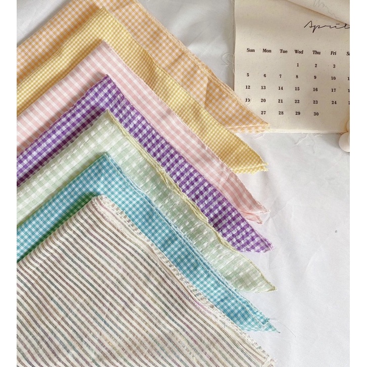Khăn badana vuông handmade tặng túi lụa