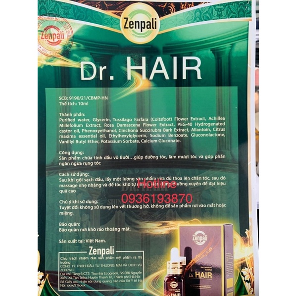 [CHÍNH HÃNG] Dr.HAIR TINH CHẤT CẤY TÓC CẤY LÔNG MÀY LÔNG MI _gricimi | BigBuy360 - bigbuy360.vn