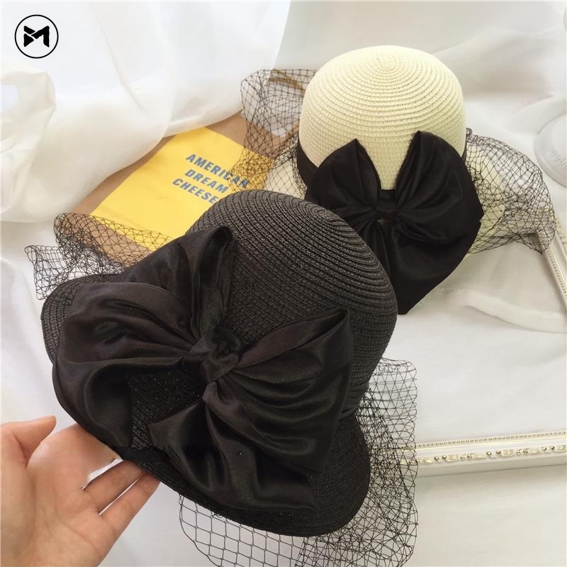 Nón Cói Rộng Vành Phối Nơ Thời Trang Mùa Hè Mới Phong Cách Hàn Quốc Cho Nữ