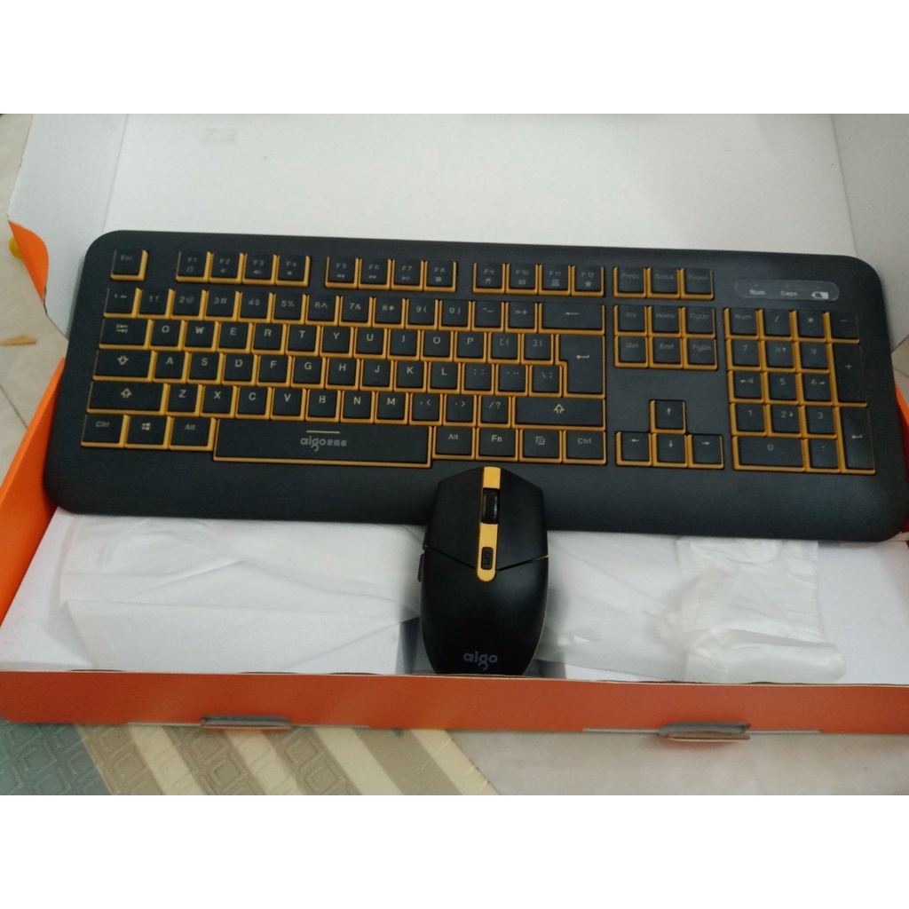 Combo bộ phím chuột không dây Aigo WQ7602/7603 bảo hành 6 tháng TTBO's