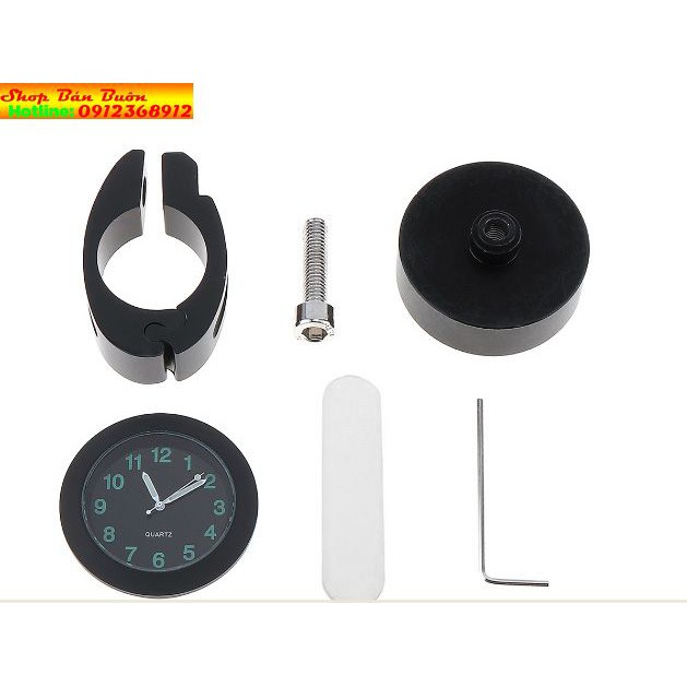 Đồng hồ trang trí gắn tay lái xe máy , xe đạp điện hàng cao cấp