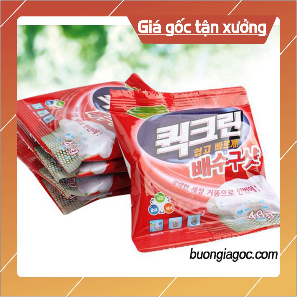 Sẵn hàng combo 10 hộp 5 gói thông tắc đường ống .