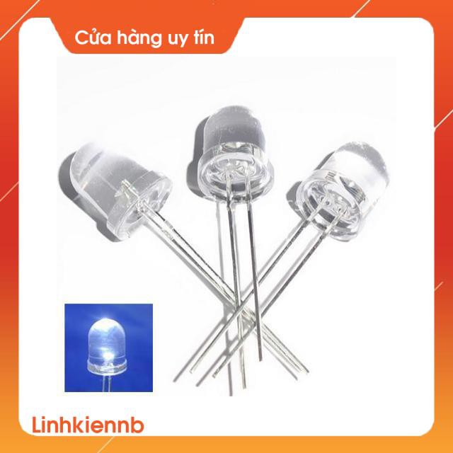Set 5 Led 10MM Siêu Sáng Trắng