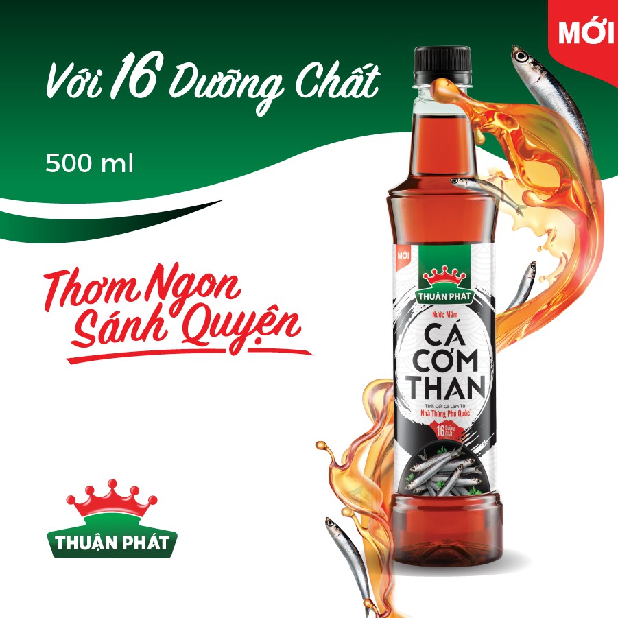 Bán sỉ - Nước mắm Cá Cơm Than Thuận Phát 500ml