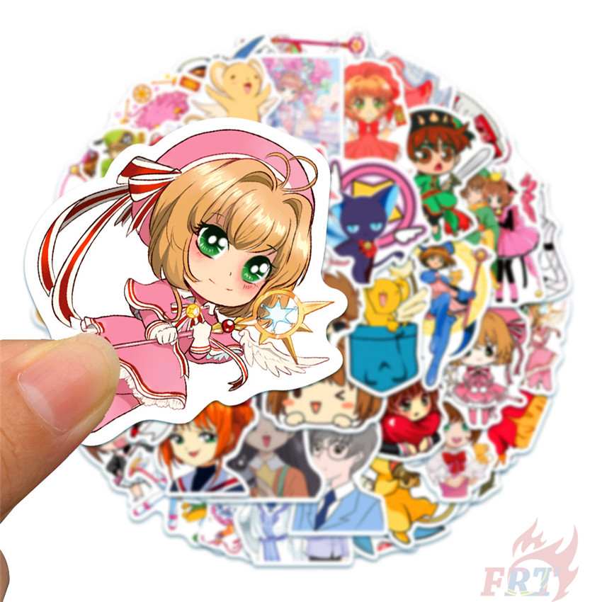 Bộ 100 hình dán anime thủ lĩnh thẻ bài Sakura