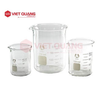 Cốc đốt thủy tinh, chia vạch, chịu nhiệt, có mỏ 1000ml, 2000ml