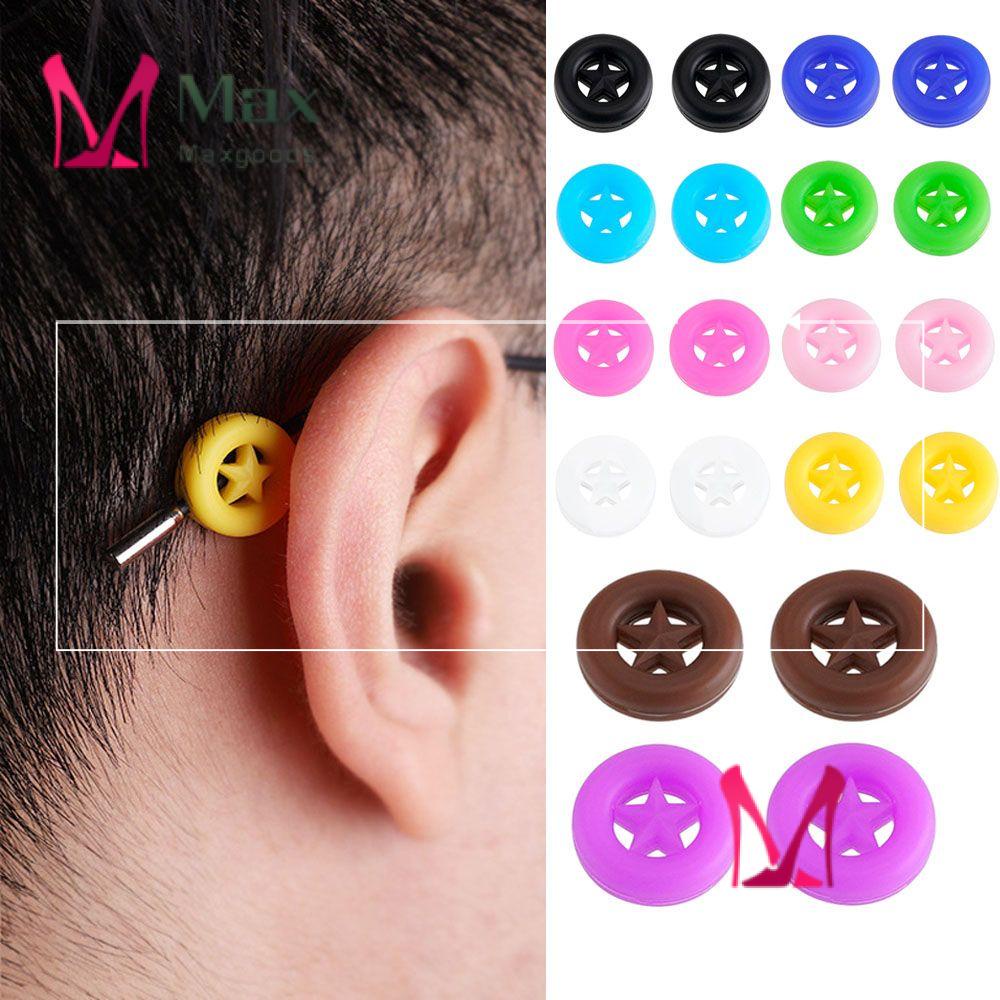 1 Cặp Giá Đỡ Mắt Kính Bằng Silicon Chống Trượt Nhiều Màu Sắc