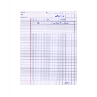 Giấy kiểm tra - dùng cho học sinh cấp 1[Ns] 1TO