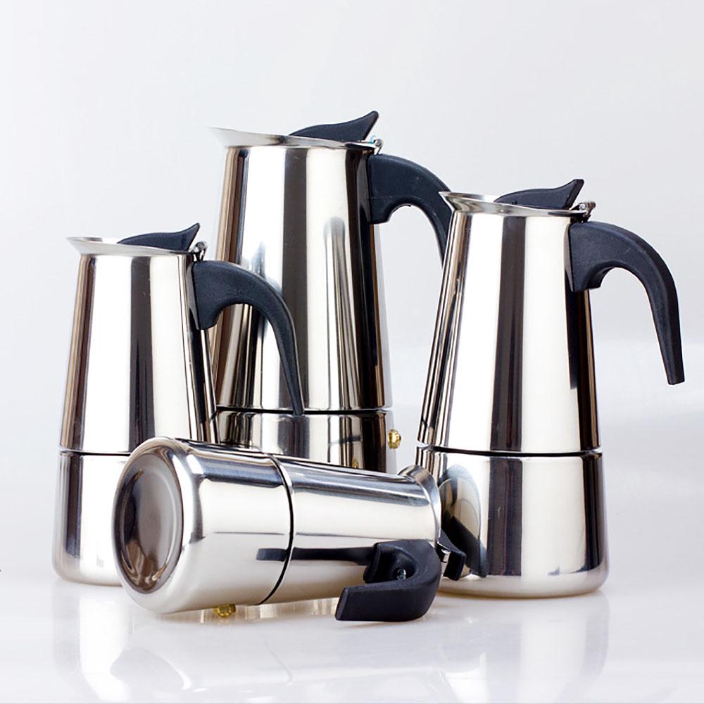 Máy pha cà phê chất liệu inox dung tích 100/450ml