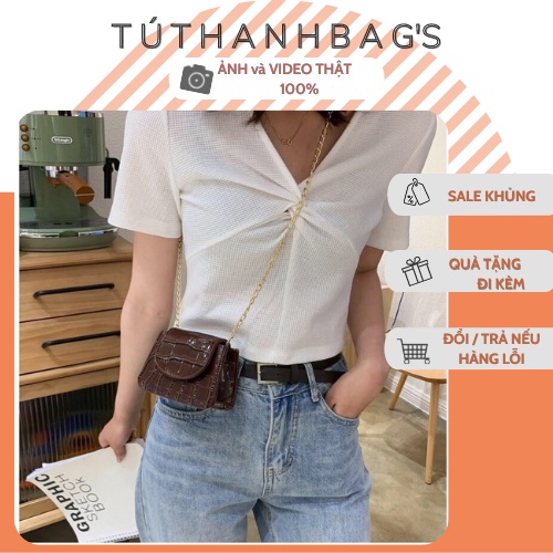 Túi mini đeo chéo túi xách nữ, túi mini kèm ảnh thật mã 25