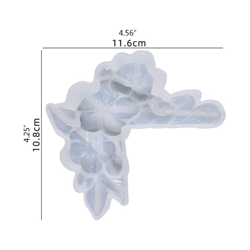 Khuôn Silicone Làm Đồ Trang Sức Hình Bông Hoa Đẹp Mắt DIY