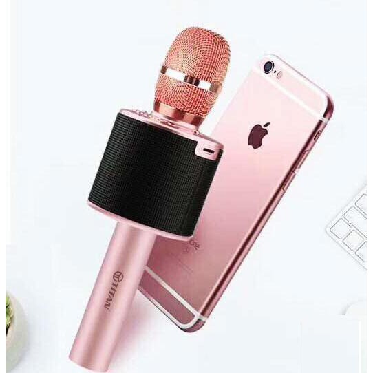 [Mã ELHACE giảm 4% đơn 300K] Mic Hát Karaoke Đôi Kết Nối Bluetooth TITAN - M01 - Hàng chính hãng