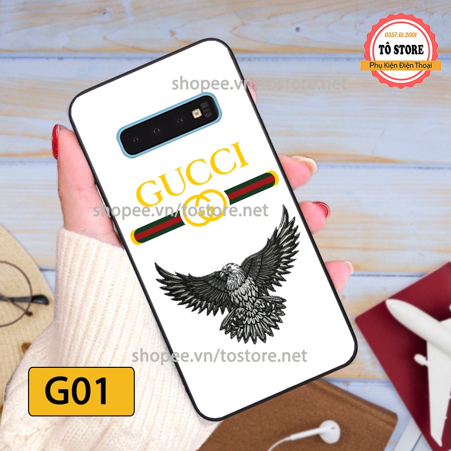Ốp lưng Samsung S10 / Samsung S10 PLus / Samsung S10E / Samsung S10 5G in hình GC/LV/DIOR cao cấp, chất lượng