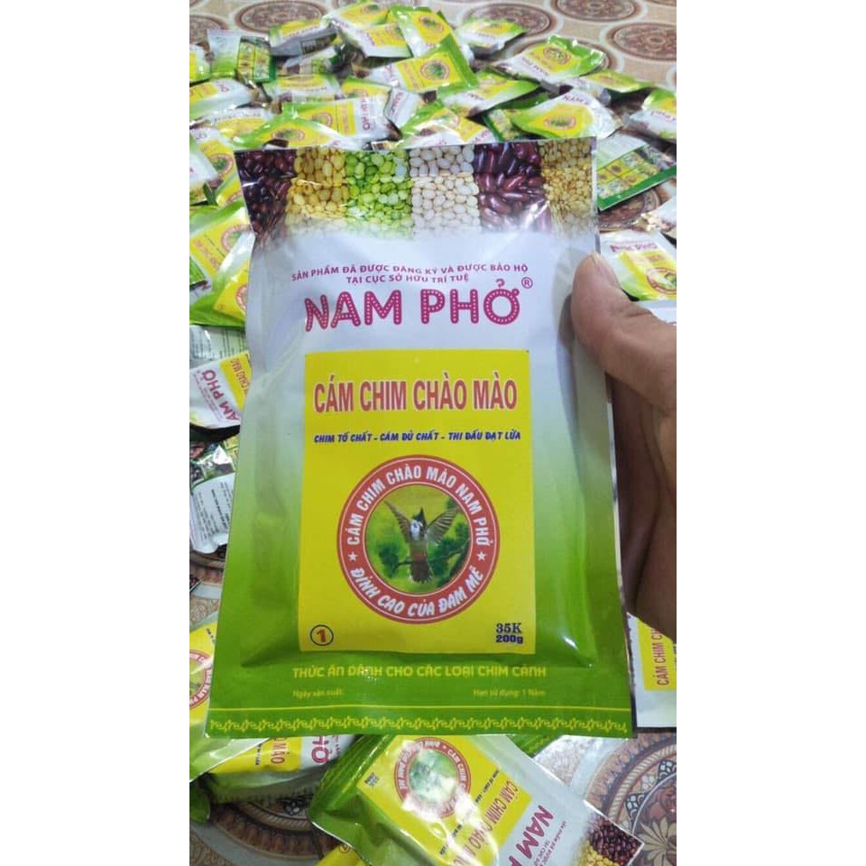 Cám chim giành chao chào mào thương hiệu NAM PHỞ số 1, số 2