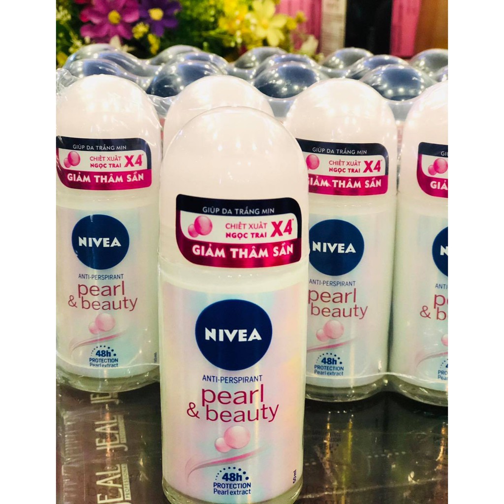 Lăn nách khử mùi Nivea ngoc trai