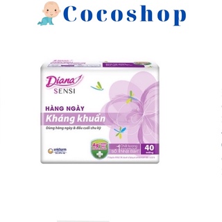 [ Tặng thêm 4 miếng ]Bvs Diana  hằng ngày kháng khuẩn 40 miếng