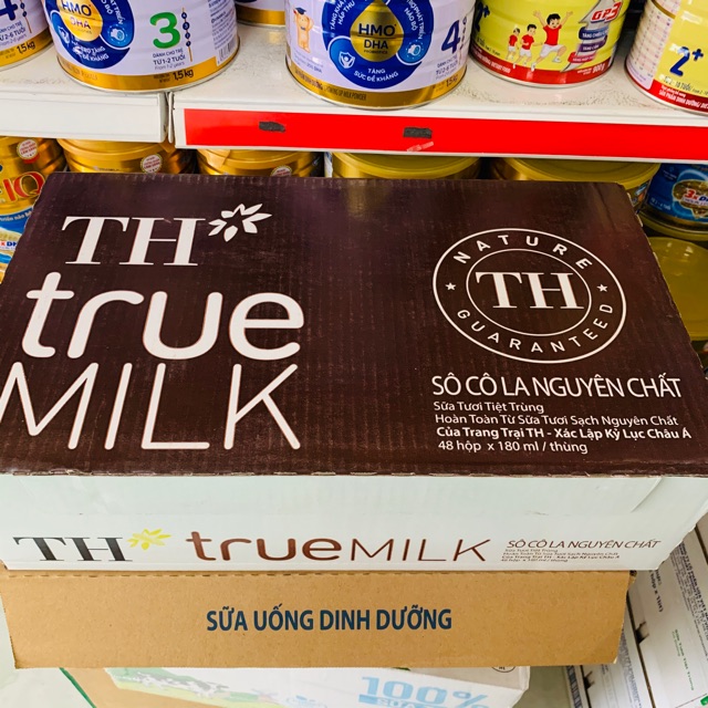 Thùng sữa TH TRUE MILK 48x180ml + Yogurt + Sữa hạt