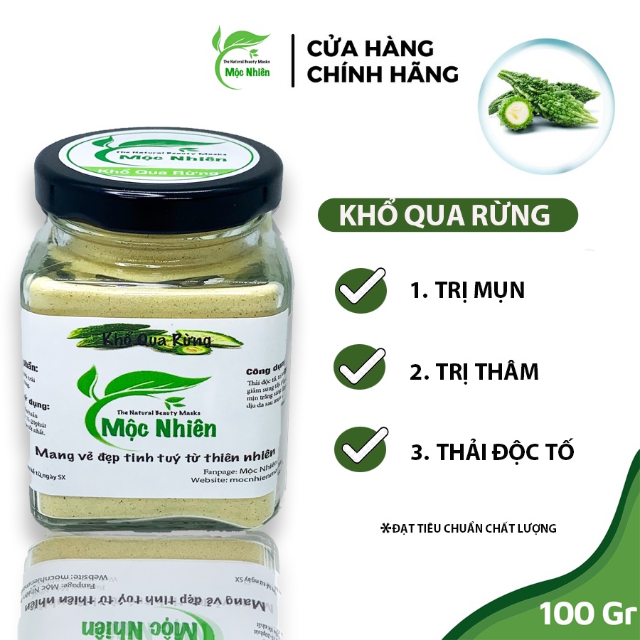 100Gr Bột khổ qua rừng Mộc Nhiên 100% nguyên chất (100g)