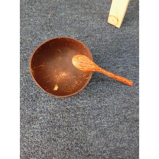 Combo chén gáo dừa và muỗng dừa Mộc Tre