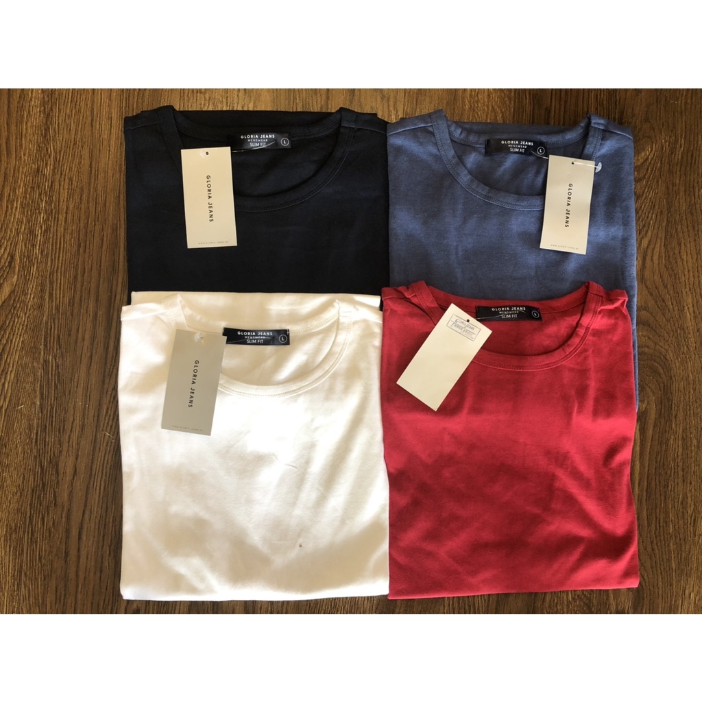 Áo Thun Nam Glo.ria Xuất Nga phông cotton xịn mát mẻ thấm hút mồ hôi dáng basic form slimfit nhẹ VNXK XanhHouse