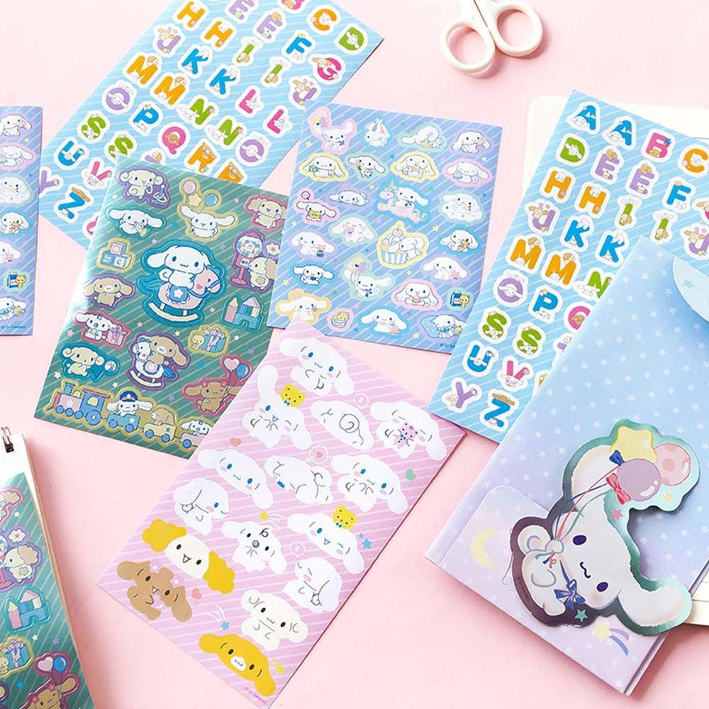 Bộ Sticker Dán Trang Trí Sổ Tay Chống Nước Họa Tiết Hoạt Hình Kuromi Dễ Thương