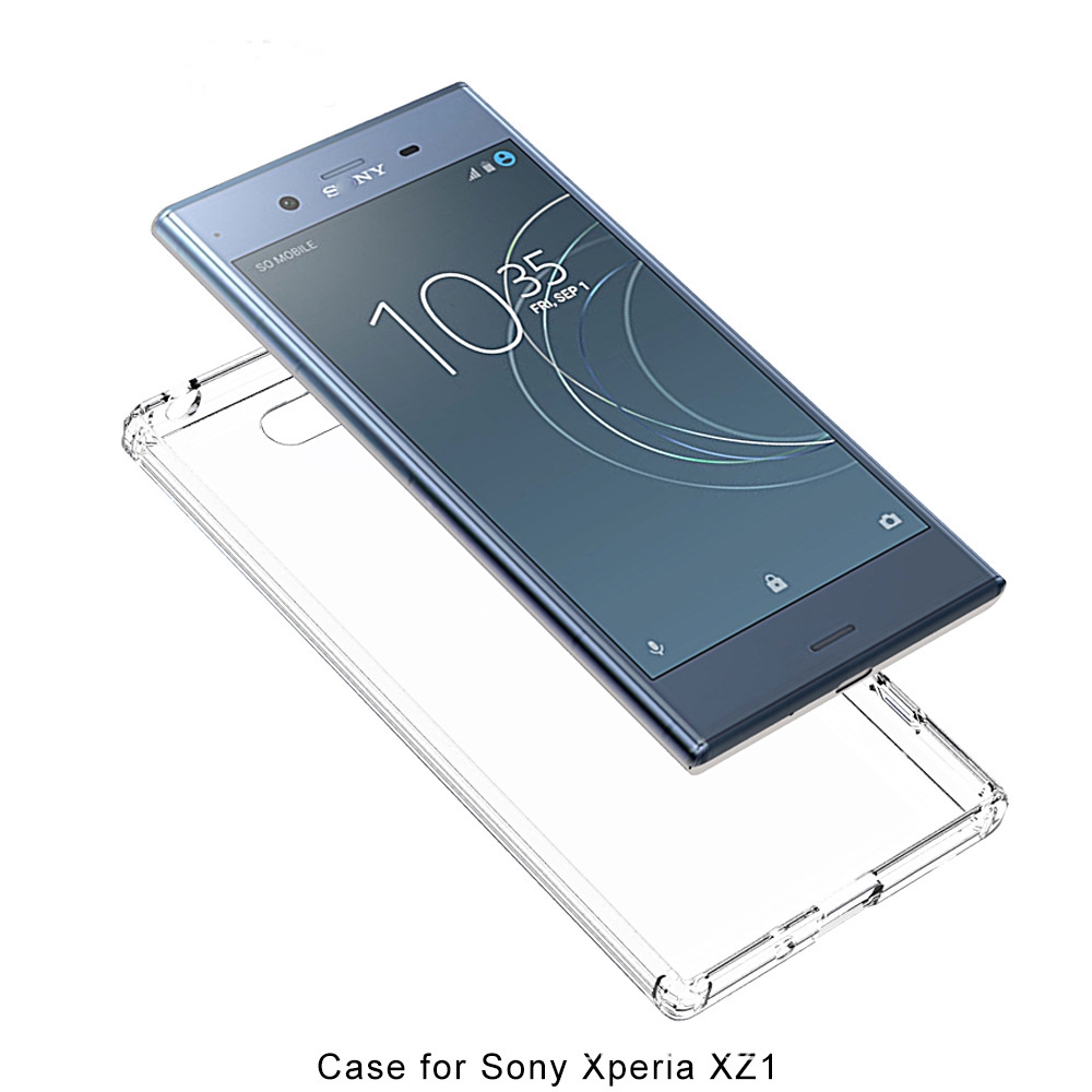 Ốp lưng trong suốt thích hợp cho điện thoại Sony Xperia Xz1 Xz1 Compact 5.2 "Xz1 4.6" Xz1