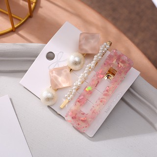 Set kẹp tóc 3 món chọn lọc cực đẹp, phụ kiện tóc nữ