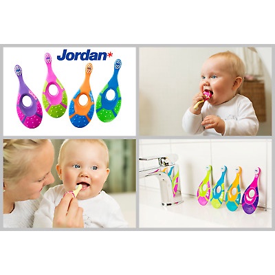 Bàn chải đánh răng Jordan cho bé từ 0-2 tuổi